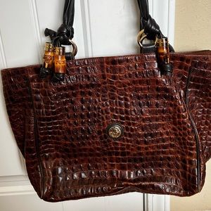 Leather brown bag